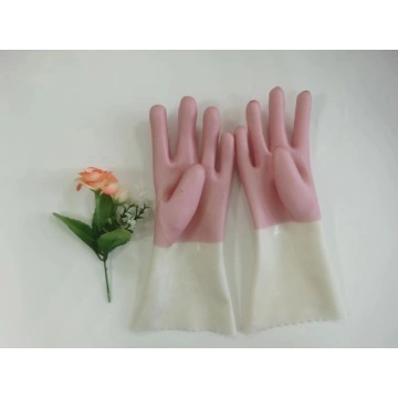 Very beautiful PVC Coated gloves for household